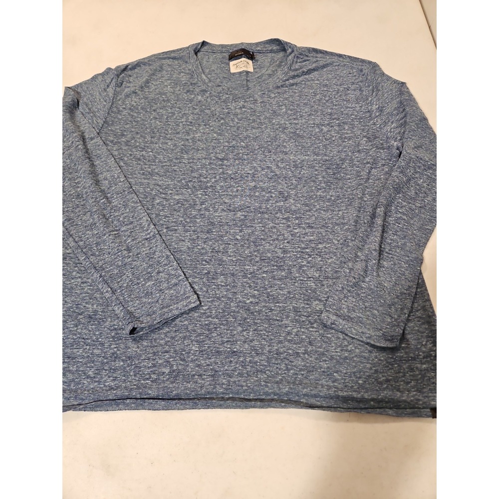 Prana Long Sleeve T-Shirt Mens Medium Blue Pullover Shirt Outdoors Hiking (1167